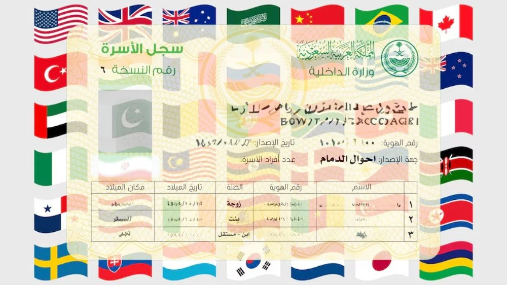 ترجمة سجل الاسرة ترجمة معتمدة ترجمة سجل الاسرة ترجمة معتمدة