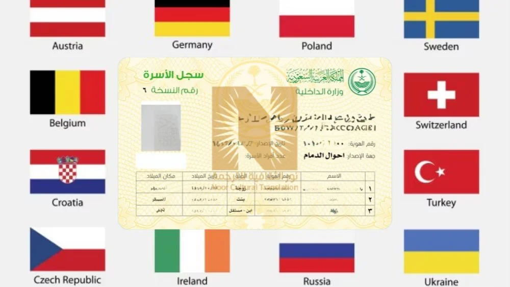 ترجمة هوية مقيم ترجمة معتمدة